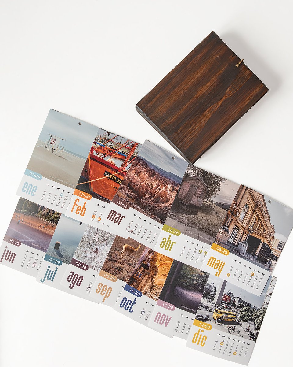 Últimos 20 calendarios! Gracias totales, si querés uno apurate! $15000, base de madera de 16x12x2,5cm. Una foto de Argentina de mi autoría x mes. Comprando 5 o + envío sin cargo a suc. De Correo Argentino. RT porfa