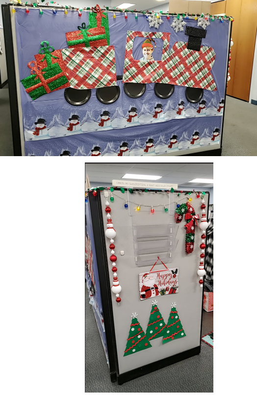 tlcingredients's tweet photo. We've been in the Holiday Spirit at Tlc Ingredients! Our inaugural annual holiday decoration contest kicked off with 6 contestants. Vote for your favorite in the comments! Winners will be announced on Friday, 12/19/25. #HoHoHo #OneShrieve https://t.co/XKTQJLltuM