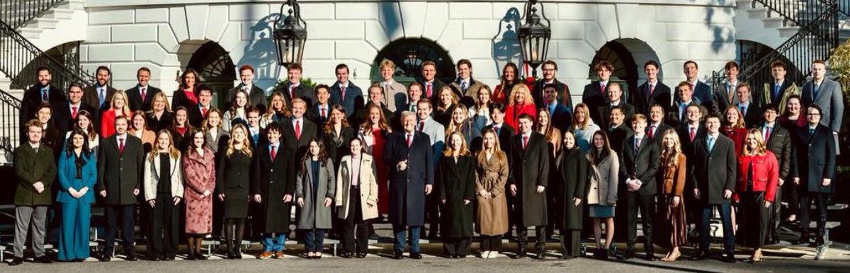 patriottakes's tweet image. White House interns… pretty diverse group
