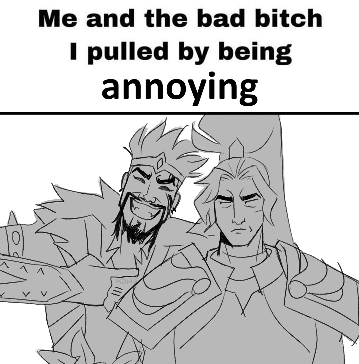 these two #drazhao #draven #xinzhao #artoflegends