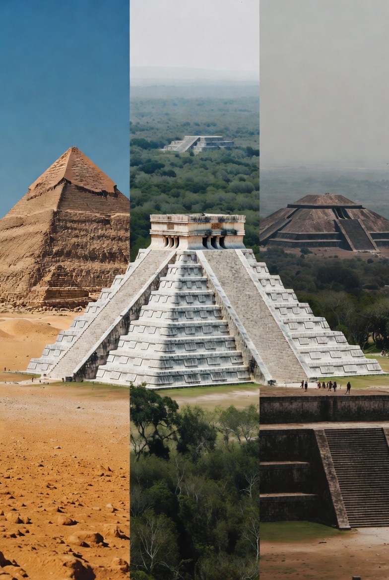thothcipher's tweet image. Despite many believing that the cultures around the ancient world had no way of communicating ..
They erected similar structures 
Impressive beyond measure.

With the aid of the Gods 
These cultures displayed knowledge that is beyond what is believed to be achievable in that…