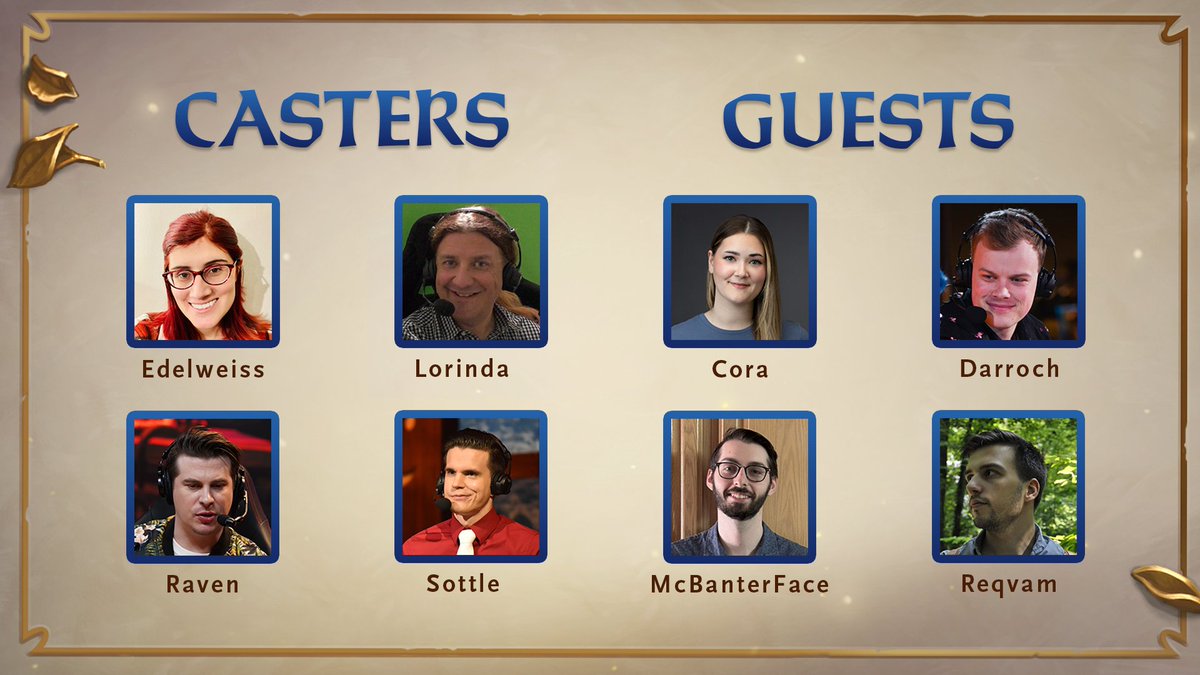 We're bringing in a few special guests to join our usual casters at the #MastersTour World Championship!

Tune in from December 18-21st when our amazing guest casters will be sharing their expertise. Darroch will also be there.