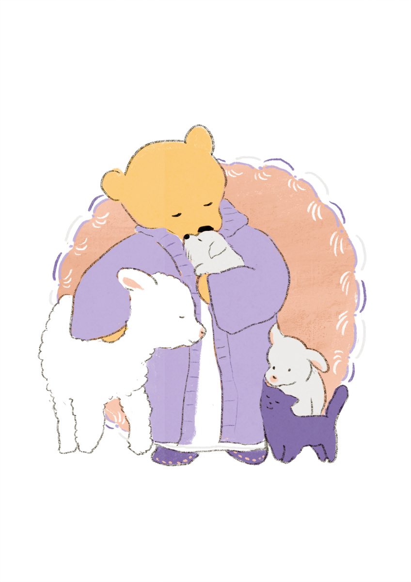 「ずっと一緒だよ」|ももろ　4／20発売絵本「パンダのパクパクきせつのごはん」のイラスト