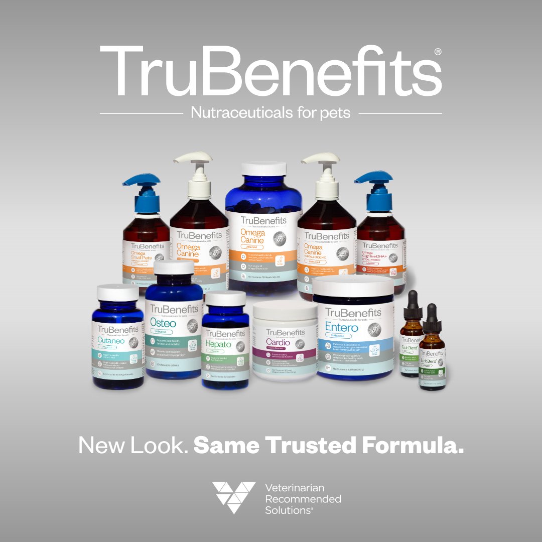 VRSPets's tweet image. Your veterinarian’s favorite TruBenefits® supplements had a packaging refresh!
New look. Same trusted formulas. ✨

Learn more: vrshealth.com