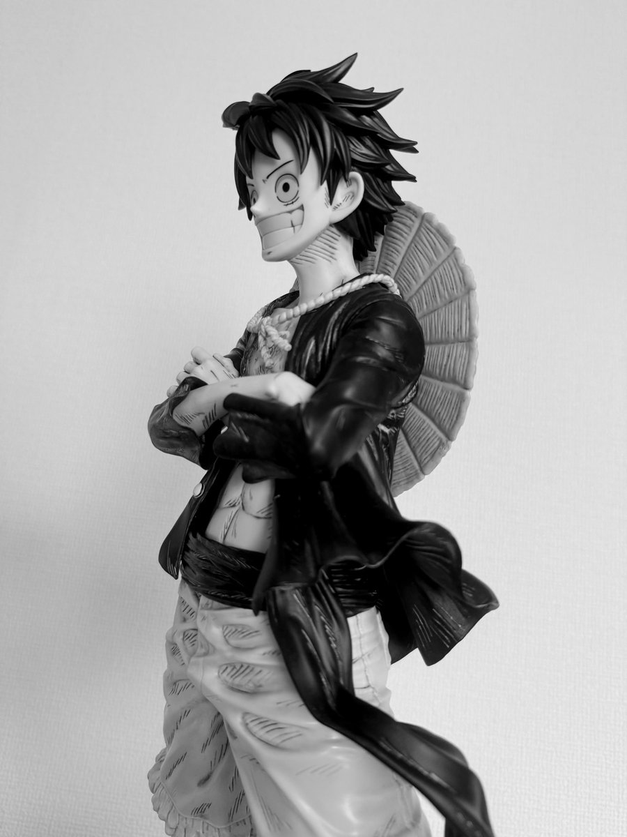 MASTERLISE MAXIMUM モンキー・D・ルフィ　モノクロ コミックスカラーフィギュア賞 モンキー・D・ルフィ MASTERLISE