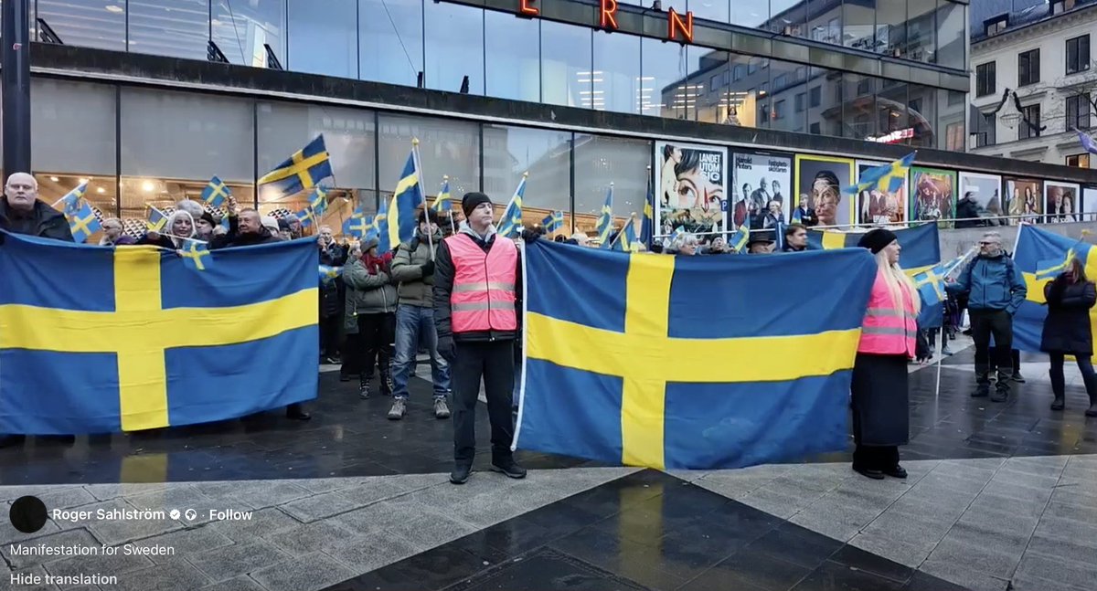 Szwecja protestuje przeciw zamiarom golodupcow z UE i NATO, ataku na Rosje i wszczecia 3ws.