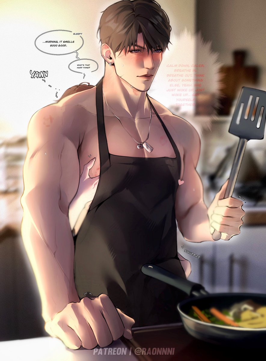 Sleepy morning with #Caleb 🍽️ #LoveandDeepspace