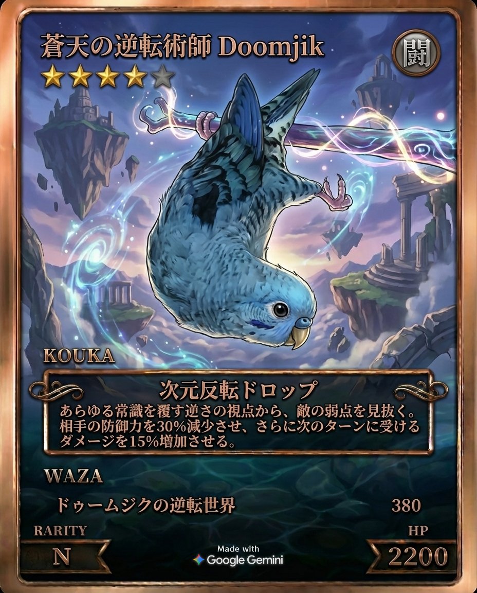 아래 링크에서 자신의 반려동물로 게임카드를 만들수있는데ㅋㅋ 분석도 해주기때문에 한번 해보시면 재밌을것 같음 듬직이사진을 넣고 돌렸더니 세계가 자신의 중심으로 돌고 있다는 자신있는 포즈! 아름다운 푸른날개! 이러면서 분석해주고 별이 꽤 높게 나왔다😂😂😂 카드도 예뻐