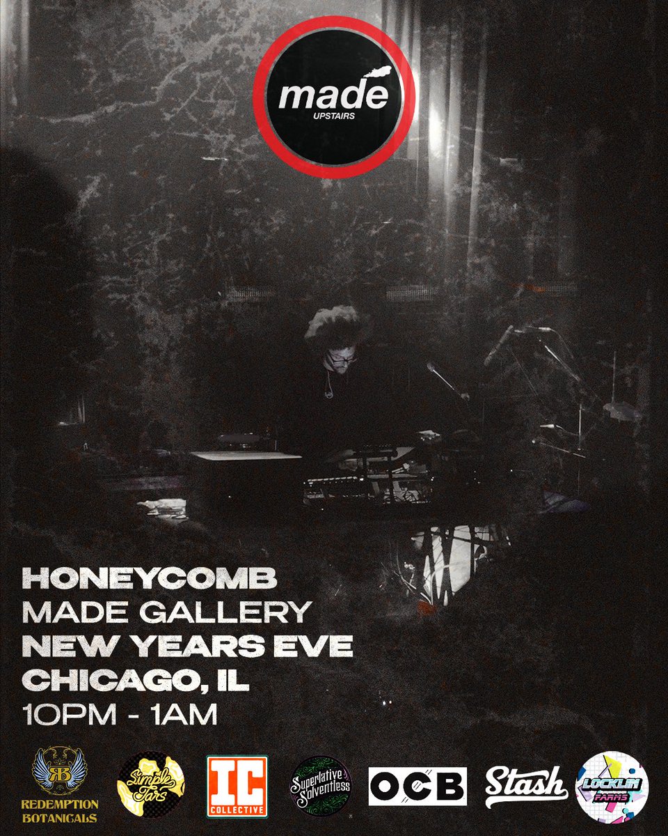 MADEgallery's tweet image. NYE with @honeycomb