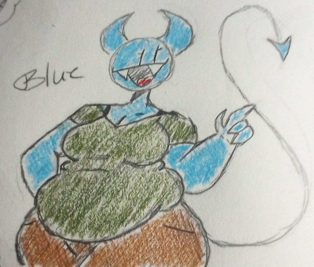 Blue 💙 

I know MOST of you love my kind blue demon gal 💕💕💕💕💙💙💞