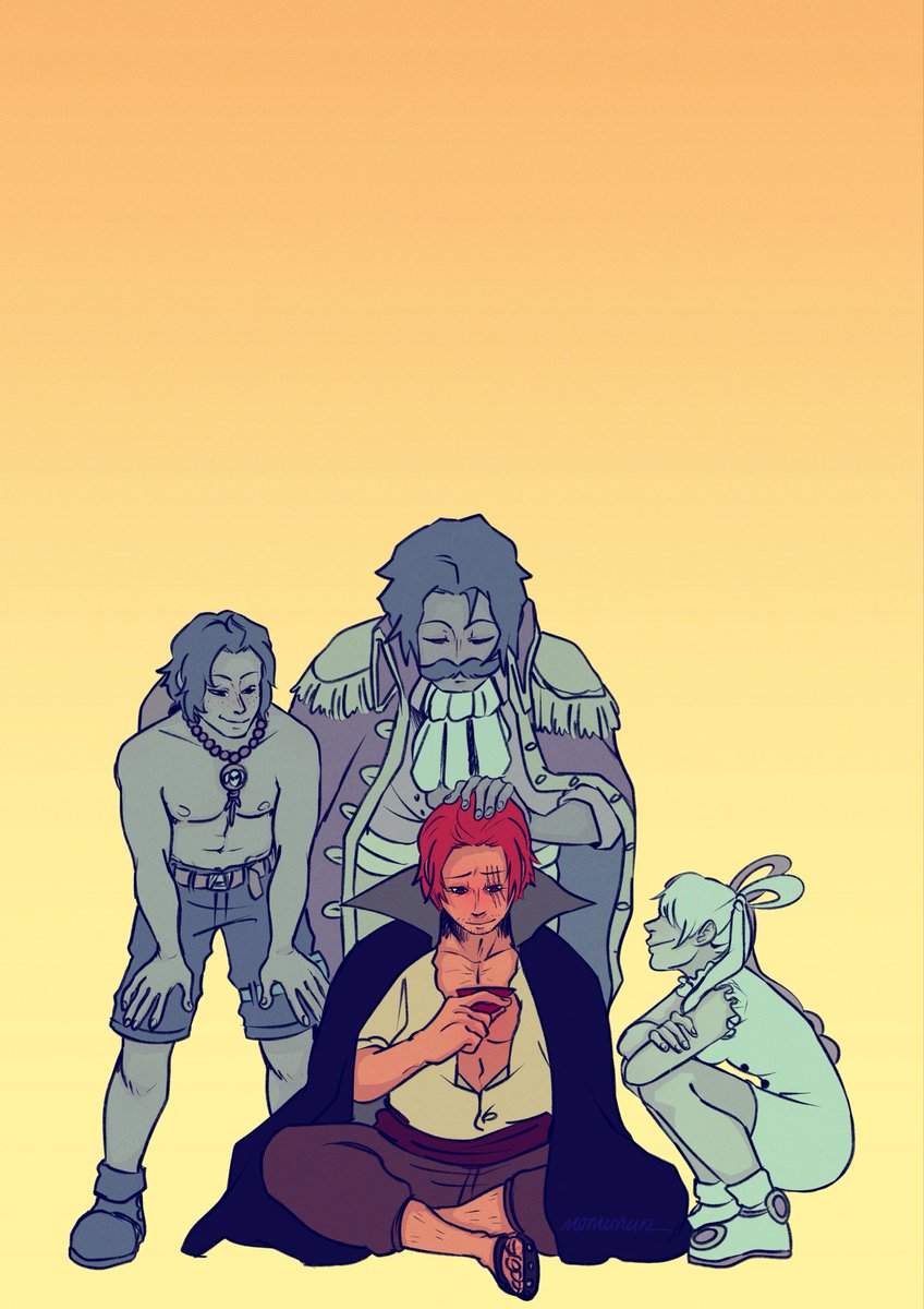 imagine you met all the people for your found family but it was always at the wrong time so now they’re all dead :3

#redhairedshanks #onepiece