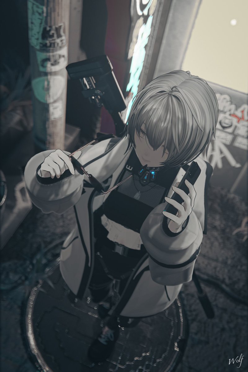Polaris_wolf_'s tweet photo. Gray-tone city
#VRChat 
#VRChatPhotography https://t.co/0CKVbcT36L