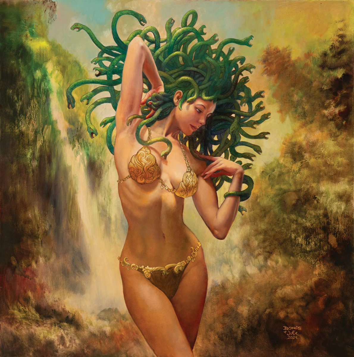 cimerians's tweet image. Boris and Julie Bell 2026 Calendar art 
#Calendar #fantasyart 
pageaday.com/products/boris…