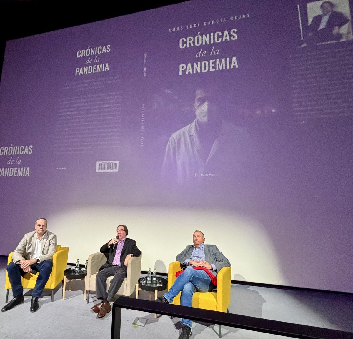 Un honor estar en la presentación de tu libro: Crónicas de la Pandemia, autor Dr. Amós García Rojas🇮🇨

@amosjosegarcia #gapgc #saludpública #epidemiología