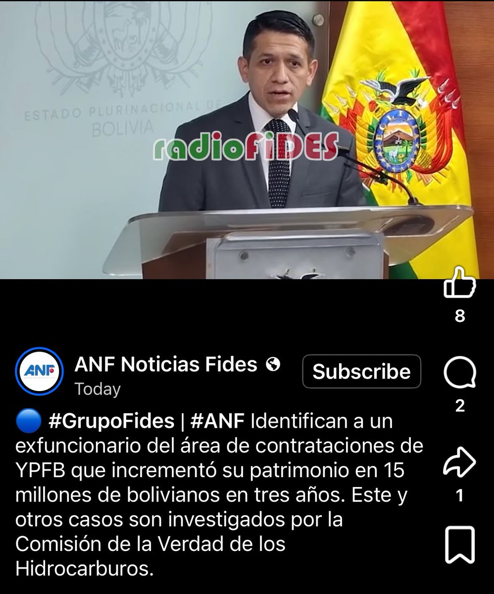 miguelcgangel's tweet photo. Resulta que el jefe de contrataciones de YPFB, apareció con un patrimonio de más de 15 millones de Bs. 

¿Se imaginan cuántas coimas y sobornos ha recibido estos años?

Por eso les encanta nacionalizar empresas, porque son un nido de corrupción y nadie los toca. Esto en una empresa privada no pasaría, porque en la empresa privada si le robas un peso al dueño, te meten a la cárcel y te bota.
Nadie es estupido para dejarse robar.

Malditos socialistas, son lo peor de la humanidad.