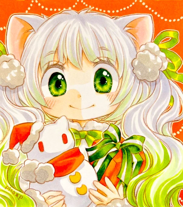 クリスマス近づいてきましたね〜 #過去絵