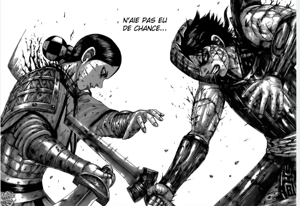 Shin viens de battre un mec niveau grand général ?!!!! 
#Kingdom