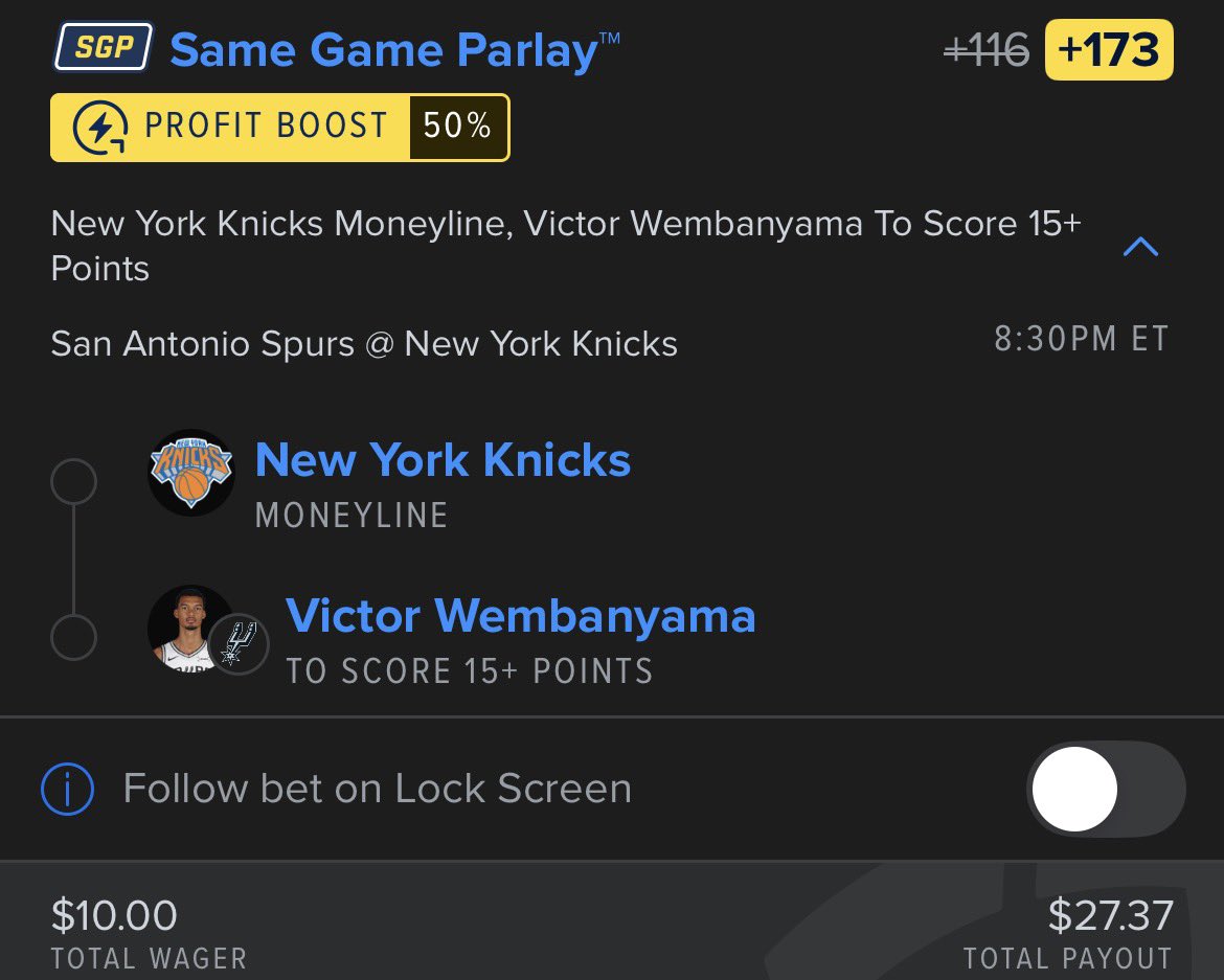 chak4plays's tweet photo. LADDER CHALLENGE DAY 1🪜

Harden sold the clip so back to Day 1. Knicks for the dub.

#sportsbetting #ladderchallenge https://t.co/jdH9pPBJd5