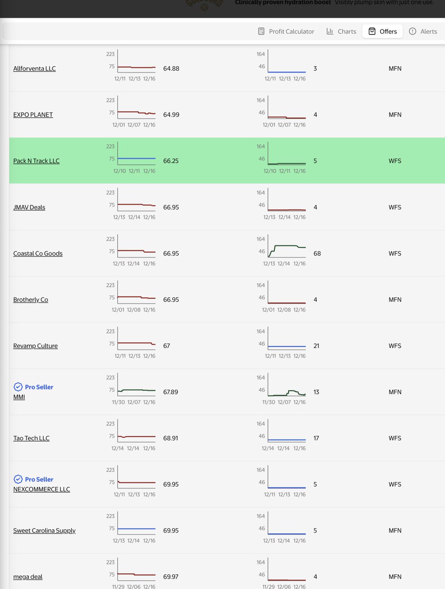 Want accurate price and stock changes for all sellers on a Walmart listing?

Ditch the competition and try Pricelink
pricelink.io