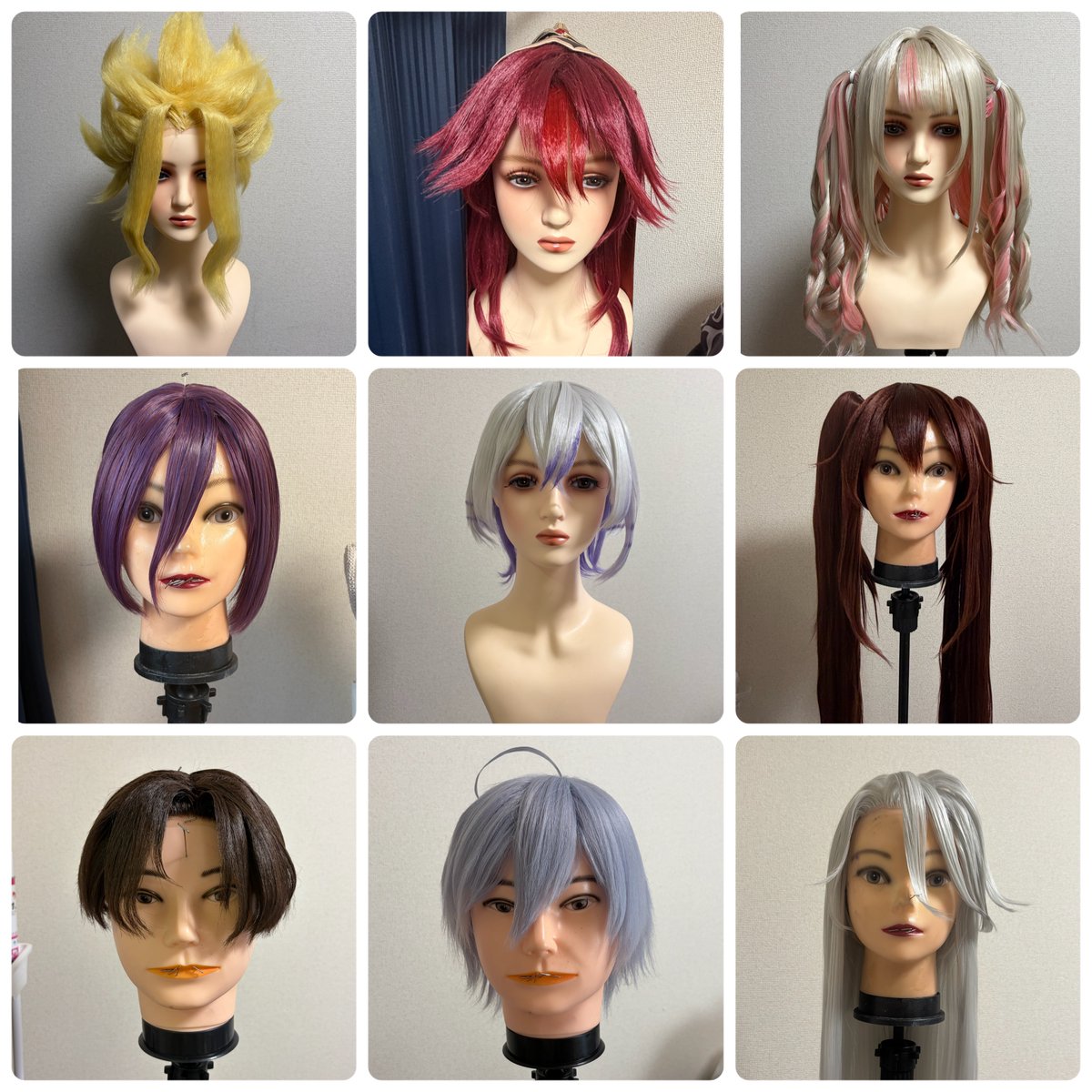 ウィッグオーダー】 meru_wigです🙌🏻 冬コミまでの緊急ご依頼受付開始