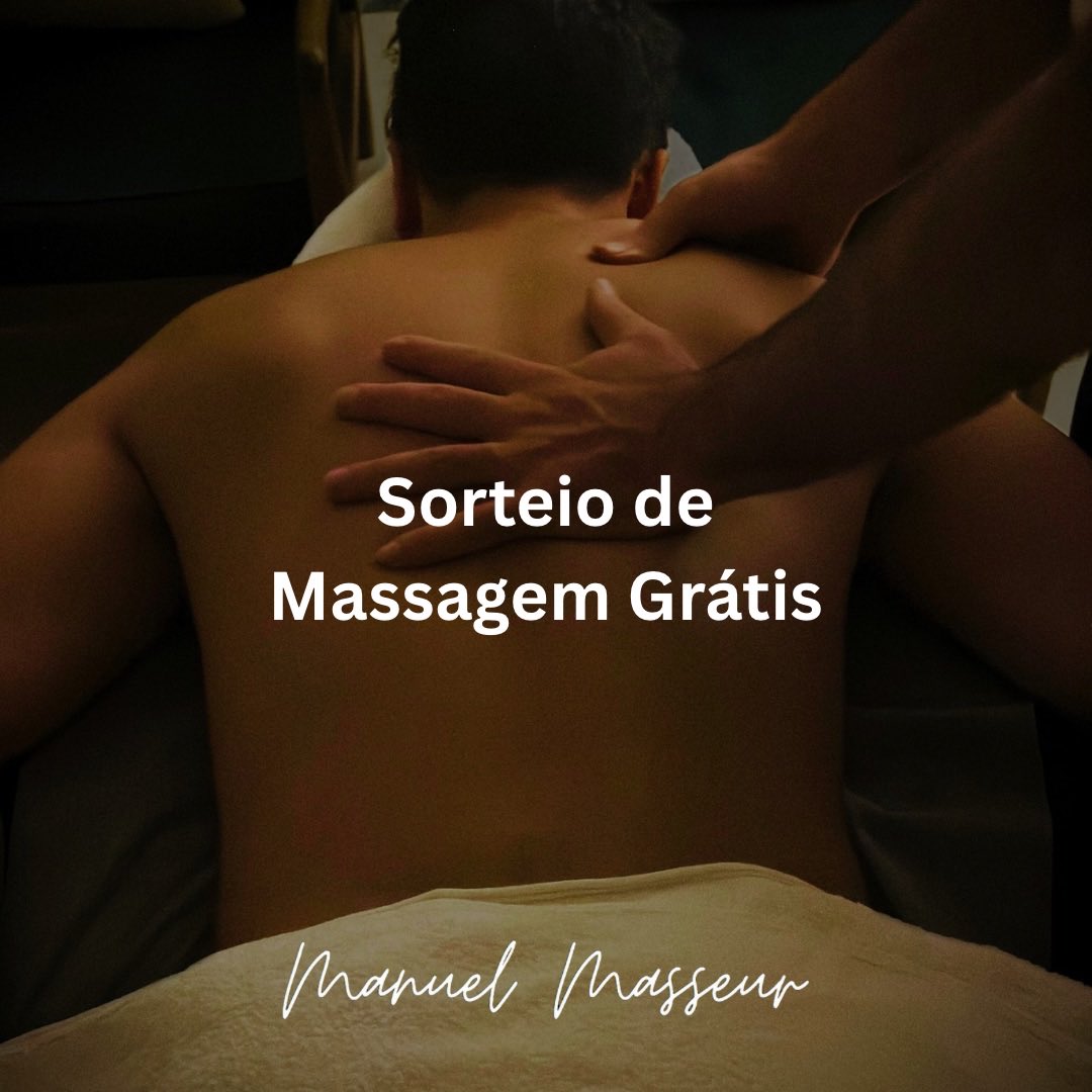 🔥 MASSAGEM GRÁTIS 🔥
Estou a oferecer uma sessão de massagem no Instagram 💆‍♂️
Corre a participar e faz RT para os teus amigos não ficarem de fora 😌

👉 Link instagram.com/manuelmasseuro…
🔁 RT = mais relax para todos