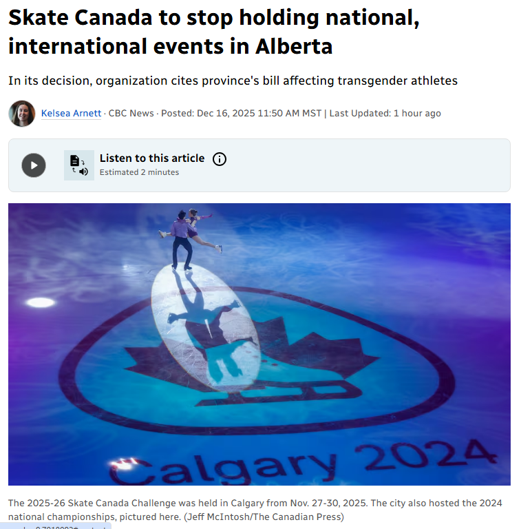 Martyupnorth's tweet photo. Good.  Skate CAnada can go woke, and eventually will go broke.  We'll host our own events. https://t.co/yTaJmsBbhD