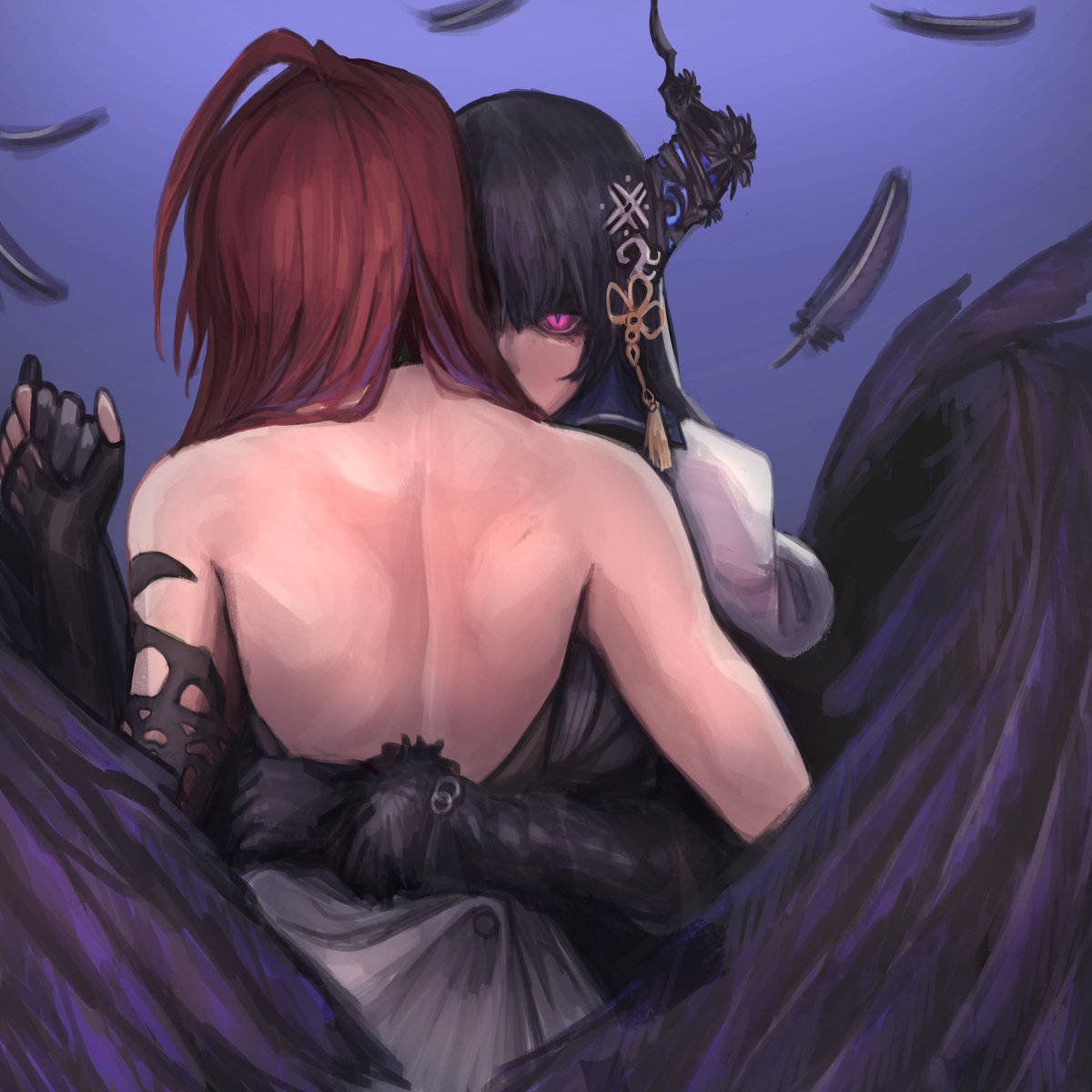 redraw of my ENReco 2 BloodRaven sketch.
need season 3 right NAOW

#BloodflameArt #RavenCrafts #ENreco #BloodRaven