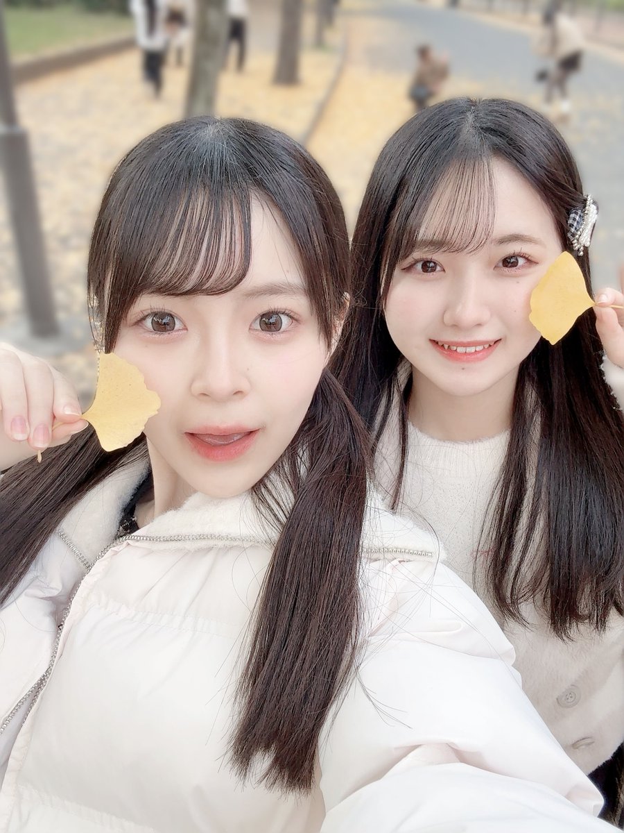 おはよ～！🤍🫧 気づけば最近ずっと一緒にいる 👶🏻🍵 #NMB48 #NMB10