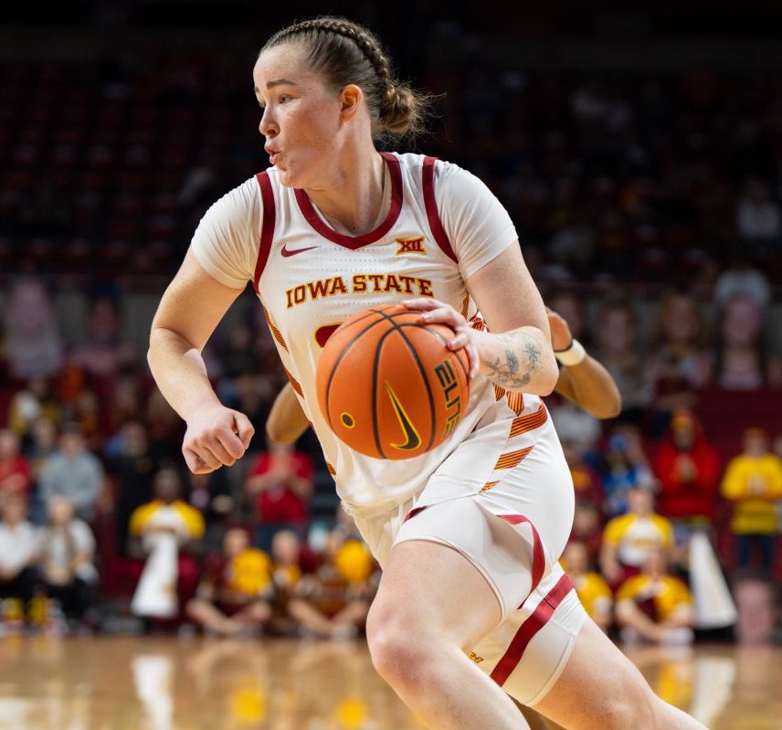 trendyhoopstars's tweet photo. Addy Brown has been one of the most versatile players in women’s college basketball, and she’s coming off her best week of the young season. The junior forward averaged (24.0) points, (12.0) rebounds, and (4.0) assists in last week’s wins over No. 11 Iowa and Northern Iowa.

A Derby native, Brown was one of just six players nationally to post a 15-5-5 average last season. This year, she’s flirting with becoming just the second Power 4 player to sustain a 15-10-5 stat line, averaging (14.5) points, (9.6) rebounds, and (5.6) assists through 12 games. Maryland’s Alyssa Thomas remains the only Power 4 player to accomplish that over a full season.

Earlier this season, Brown recorded the first triple-double of her career and made her presence felt at the Coconut Hoops Tournament, finishing with 18 points, 6 assists, and 4 rebounds against Marquette, followed by 17 points, 10 rebounds, and 3 assists against Indiana.

She’ll be back in action Sunday as No. 10 Iowa State opens Big 12 play against Kansas. ✨