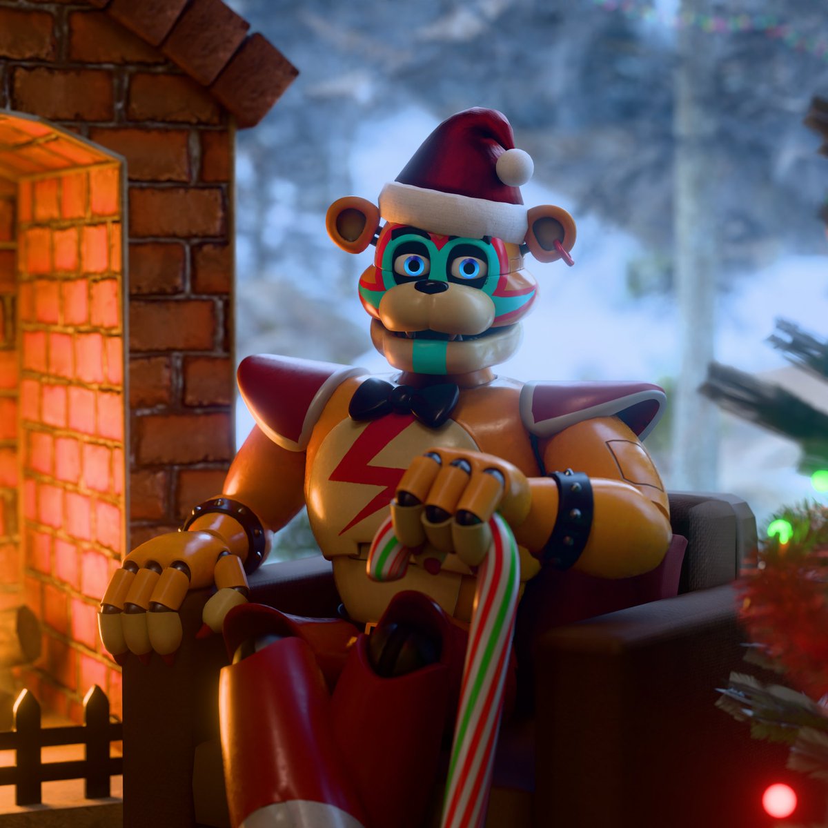 festive freddy
#fnaf #fnafsb #glamrockfreddy #christmas