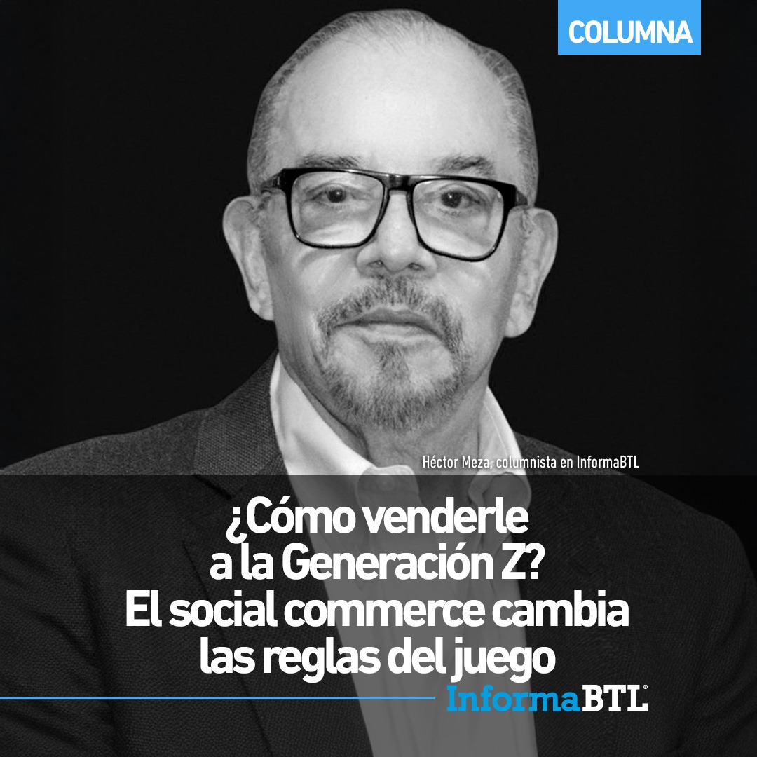 ¿Cómo venderle a la Generación Z? 

"El social commerce cambia las reglas del juego".

Sigue leyendo a Héctor Meza 👉👉 zurl.co/Me5sl 

#marketing
#retail
#ecommerce
#columnistas
#columna
