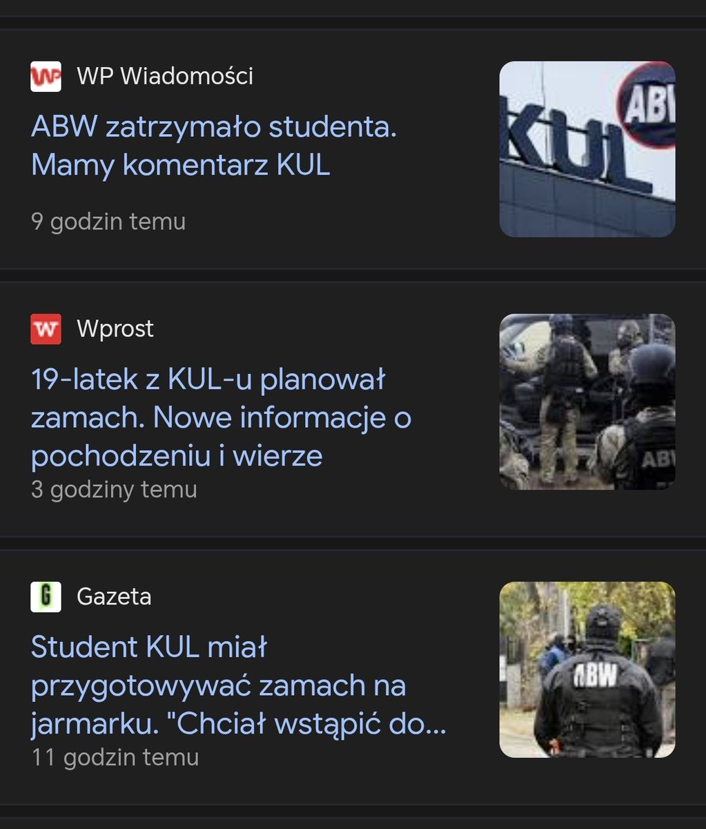 Zastanawiałem się nad sprawą 19-letniego islamisty, który miał planować zamach na jarmark bożonarodzeniowy. Dlaczego najważniejszą informacją, wrzucaną do nagłówków jest fakt, że studiował na KUL?

Media specjalnie zrobiły clickbaitowy tytuł, a internauci jak wiadomo uwielbiają