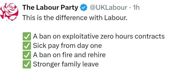 Marcus___007's tweet image. Get employed by a small business that is run by a son or daughter of a Labour MP and do this-

Day 1. Before you clock in, ring HR and ensure it's a full time salaried permanent position then join the union. 
Now reveal you have a baby and demand Paternity leave and pay

3 months…
