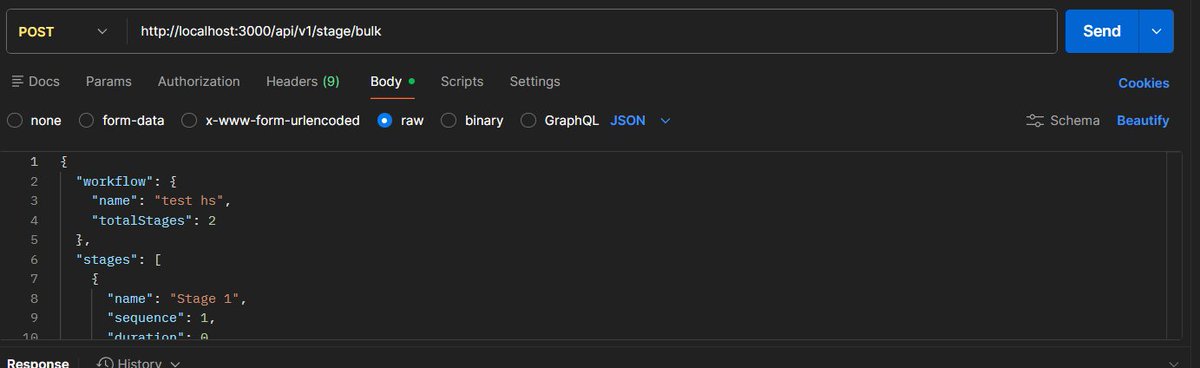 Harshsharma836's tweet image. Posting bulk workflow + stages via a single API call in Postman.

Curious — do you guys also organize everything neatly in Postman collections,
or do you just fire random requests and pray? 😂

#Postman #APIDevelopment #BackendDev
