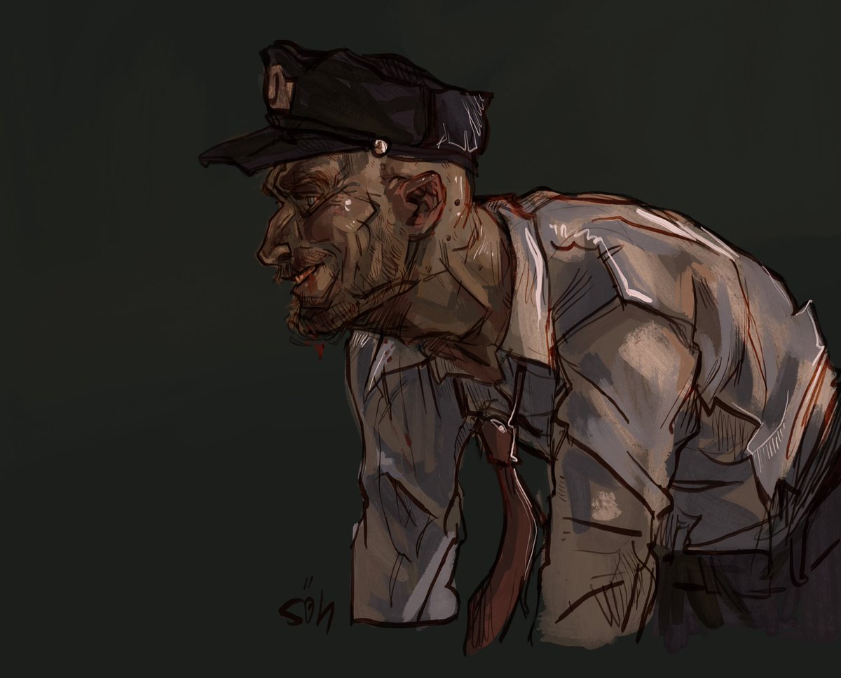 sortasoh's tweet image. Doodle of his underutilized creepy eyes 
#lelandcoyle #outlasttrials