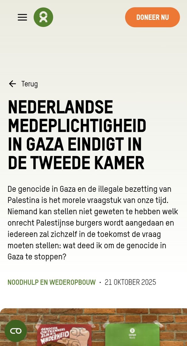 ErnstLissauer's tweet image. Oxfam Novib, een NGO met het ex-PvdA-Kamerlid Michiel Servaes als directeur NL, zendt een spotje uit op tv waarin het geld vraagt voor "de opbouw van Gaza" waar een "genocide" zou hebben plaatsgevonden. Dubbele misleiding: de wederopbouw is nog lang niet aan de orde en er is geen…