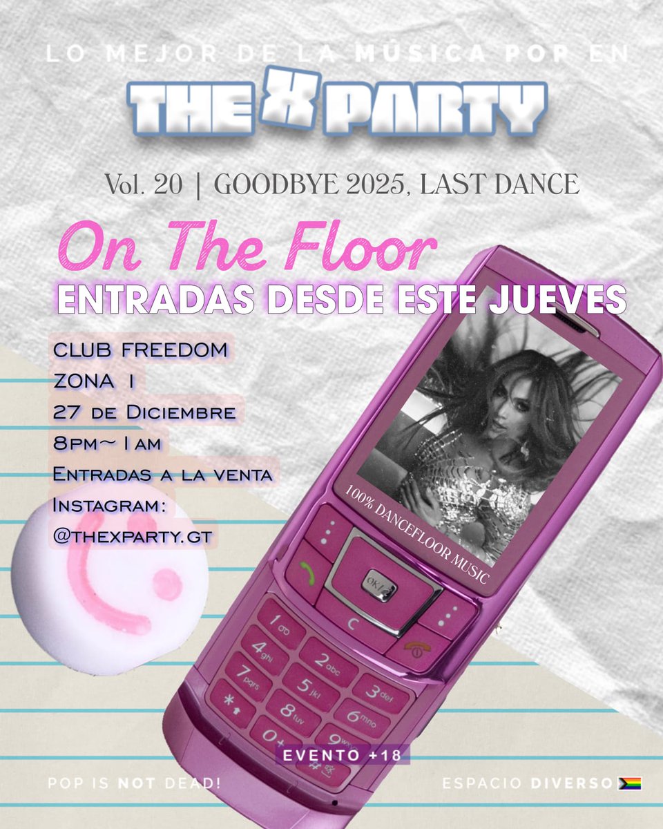 ¿Están listxs para dejarlo todo en la pista y bailar hasta el final?

Nos vemos este 27 de Diciembre 🥵🔥
• Entradas a partir del Jueves

#Dancefloor #JLo #Guatemala #Fiesta