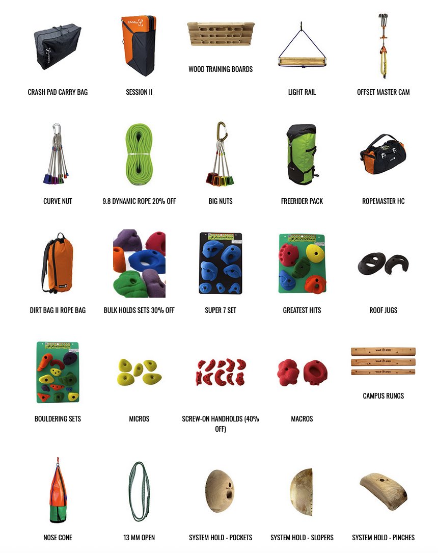 Black Friday might be over, but we still have some killer deals on climbing holds, training equipment, ropes, cams, nuts, packs, and rope bags. Save up to 40% off our discontinued products, while supplies last! metoliusclimbing.com/close-out-spec…