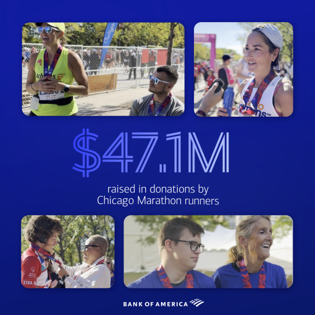 SBrandonUpstate's tweet photo. Feeling extremely proud of the @BankofAmerica @ChiMarathon community! Thank you to every runner, partner &amp; supporter who turned miles into impact and helped raise a record-breaking $47.1 million for nonprofits globally. Huge congratulations to all! https://t.co/N1n4gRjyei https://t.co/BYc4w6wXl4
