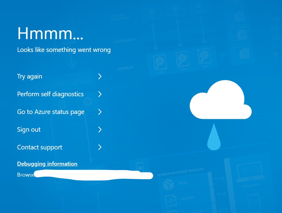 cryptofacto's tweet image. Hmmm...
Looks like old habits die hard.

BSOD in the clouds?