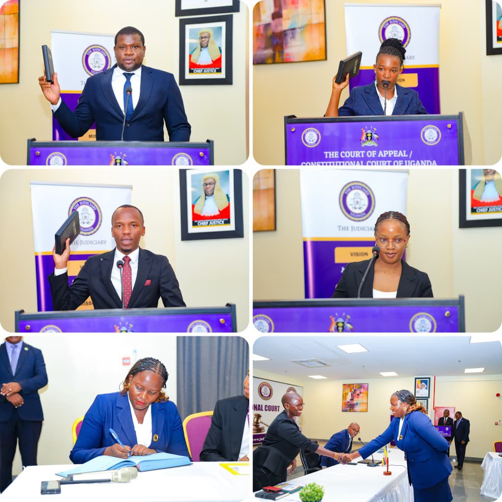 The Deputy Chief Justice, Justice Dr. Flavian Zeija, earlier presided over the swearing-in ceremony of seven newly appointed Magistrates Grade I, urging them to uphold the oath of office and to serve with integrity, professionalism, and accountability.

The ceremony was held at
