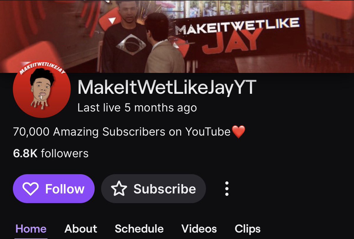 NotWetLikeJ_'s tweet photo. Officially moving to Twitch After being banned on YouTube With 75,000 subscribers after 2 YouTube channel being banned most people would of been quit in my shoes but I know gods has a plan for me thank you to all my fans/supports on YouTube please support on twitch on new journey https://t.co/XsrW0DstMx
