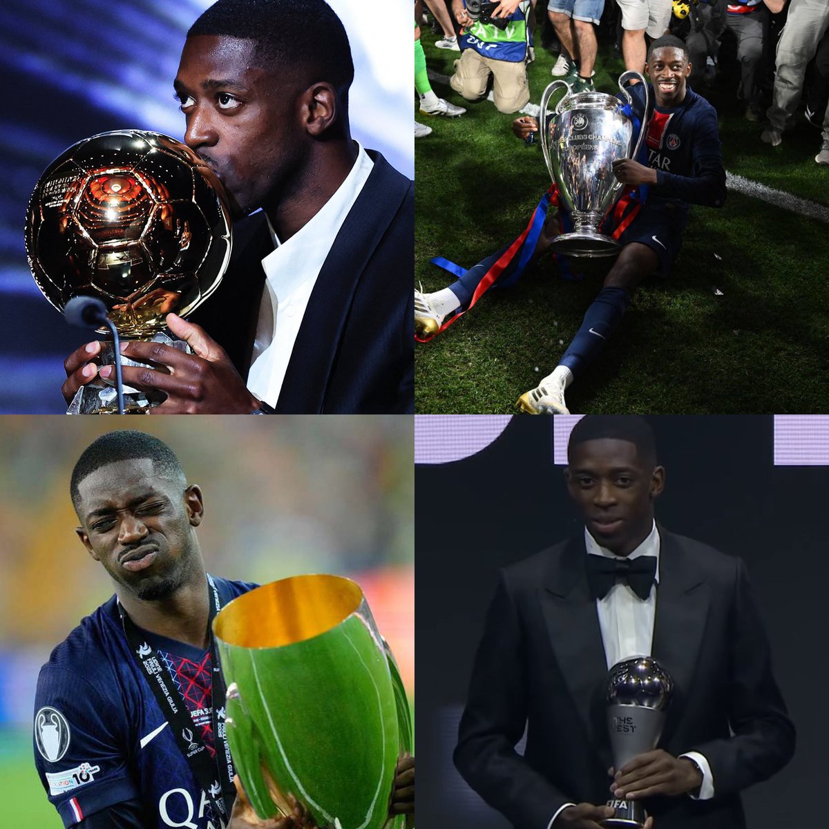 Ayman95z's tweet image. C’était Ousmane Dembele 2024/2025.
