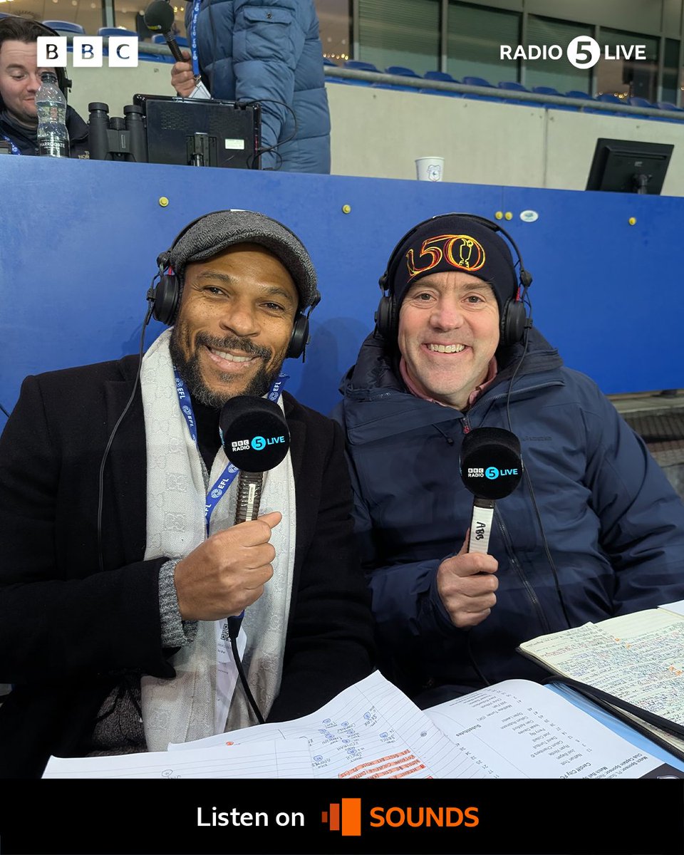 5liveSport's tweet image. 15 minutes to go until kick-off here at the Cardiff City Stadium 📍

🎙️ @alibruceball &amp;amp; Danny Gabbidon 

📻 Listen on @BBCSounds 
📲 bbc.co.uk/5live

#BBCFootball #CARCHE #CarabaoCup