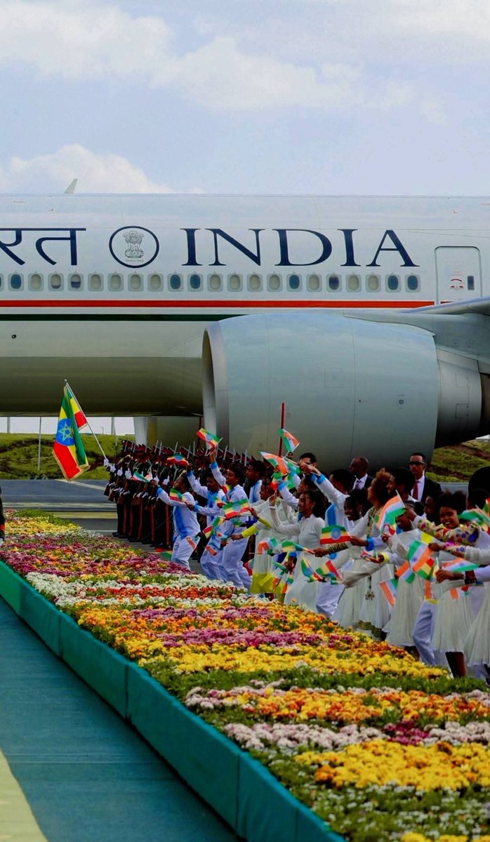WOLIMASidama1's tweet photo. "I’m honoured to be conferred with the ‘Great Honour Nishan of Ethiopia.’ I dedicate it to the 140 crore people of India. Thank you Ethiopia!"
:-Prime Minister Narendra Modi 
#aa_prosperity 
#PMOIndia PMO India https://t.co/Gegalg7lIn