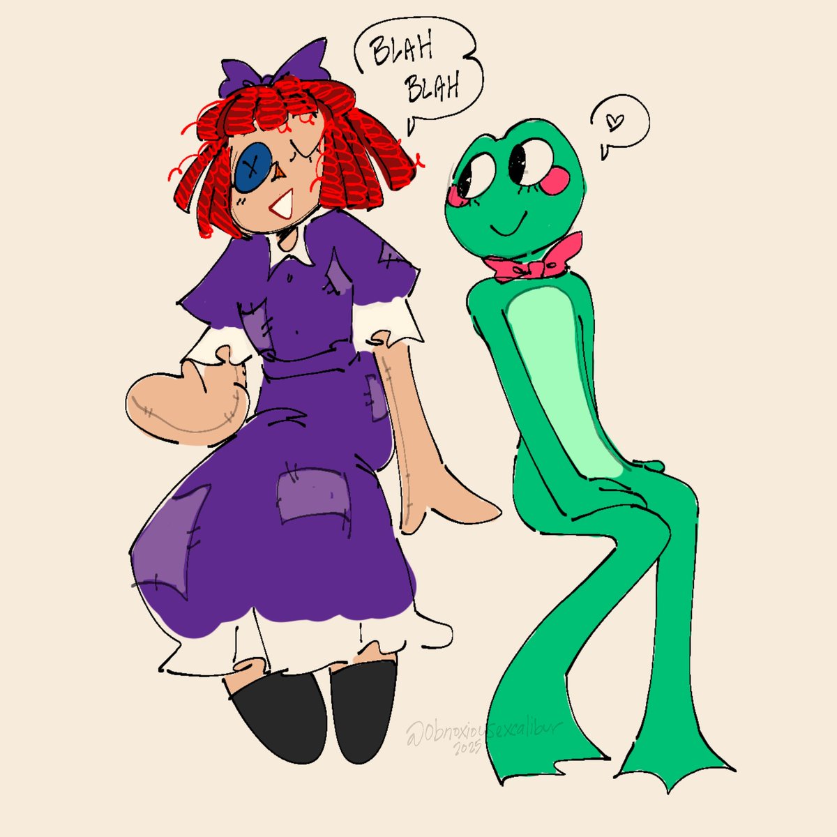 Butterniphe's tweet photo. what could've been.... #lilypatch #ragaribbit #ribbitTADC #ragatha https://t.co/MUJBHnq3gP