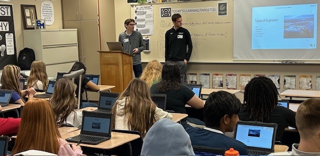 Last week, Caleb and Tristan spent a morning at Ben Franklin Middle School in Fargo, sharing what engineering looks like in the real world. We hope to inspire curiosity, spark confidence, and encourage the next generation to consider STEM career paths. Thank you for having us!