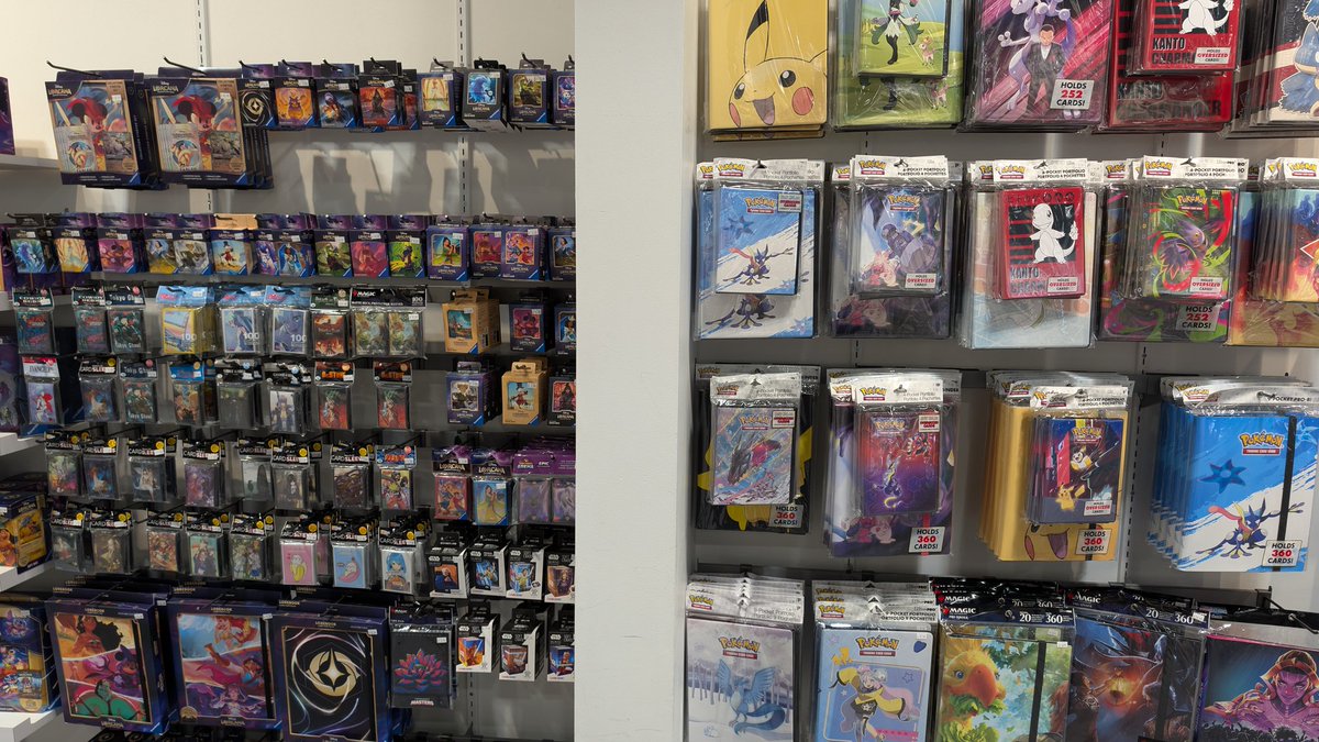 ITZGamingGC's tweet photo. Today's my favorite 12 Days of Gaming Sale, TCG Accessories are 16% off!

Need a new Binder, Playmat or sleeving up a new deck and need a place to store it? Stop in and snag some supplies! https://t.co/AKdI5ZDrpA