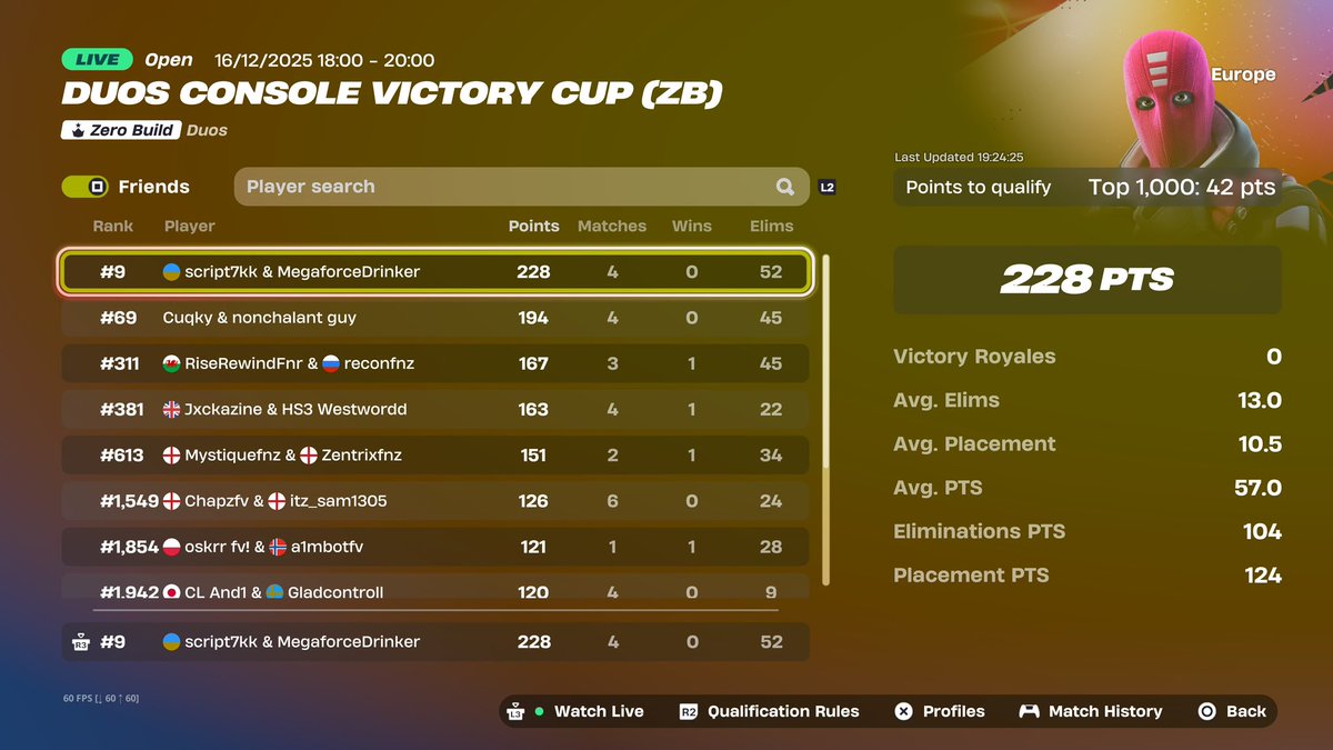 script7kk's tweet image. early qual