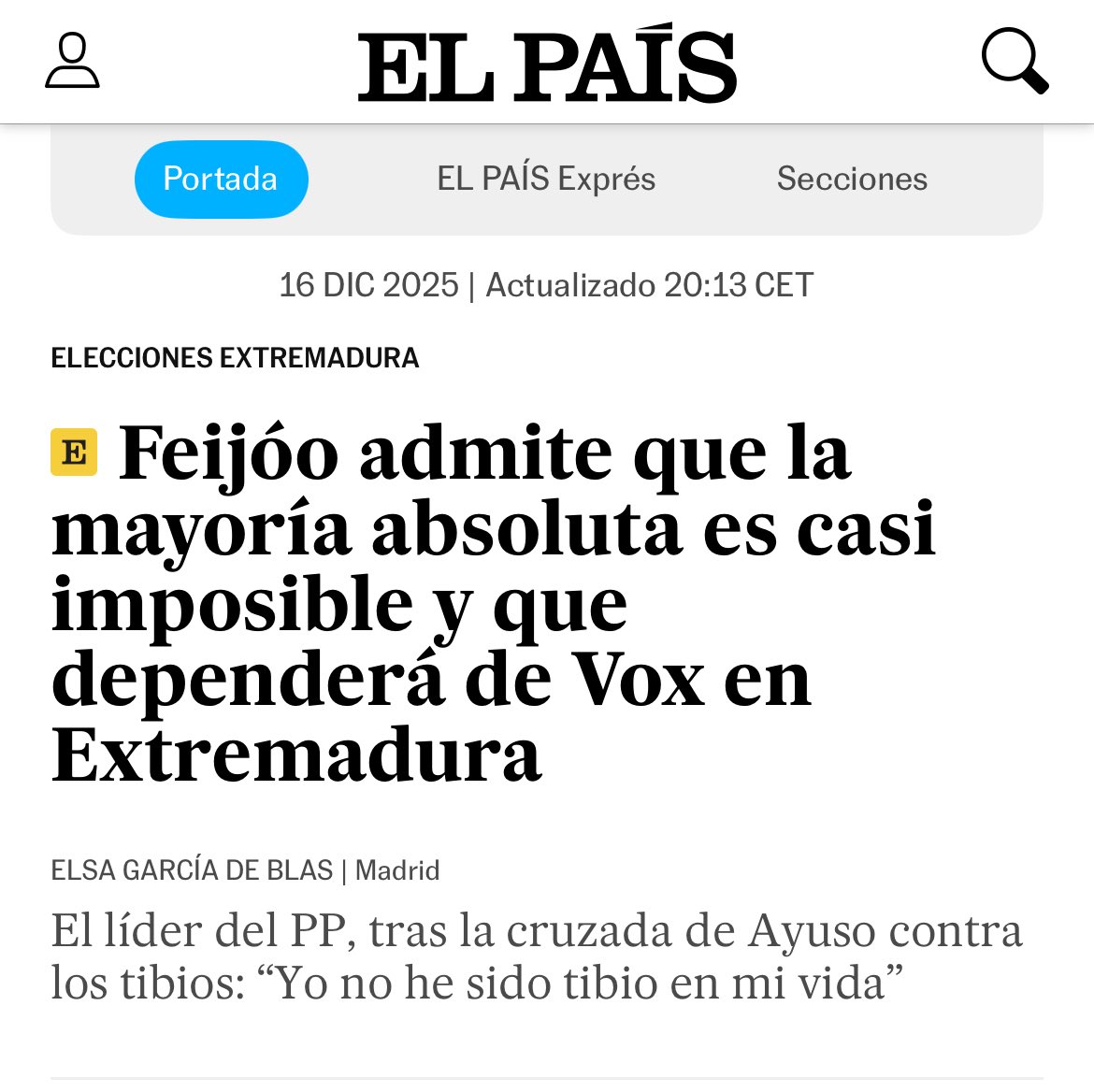 Papelón el de <a href="/MGuardiolaM/">María Guardiola</a>, 
7 M€ en unas elecciones convocadas desde Madrid para seguir bailando al son de Vox en Extremadura.